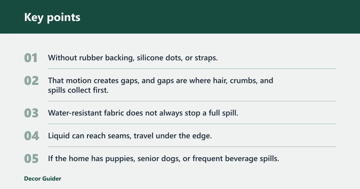 Key points: What does not work?