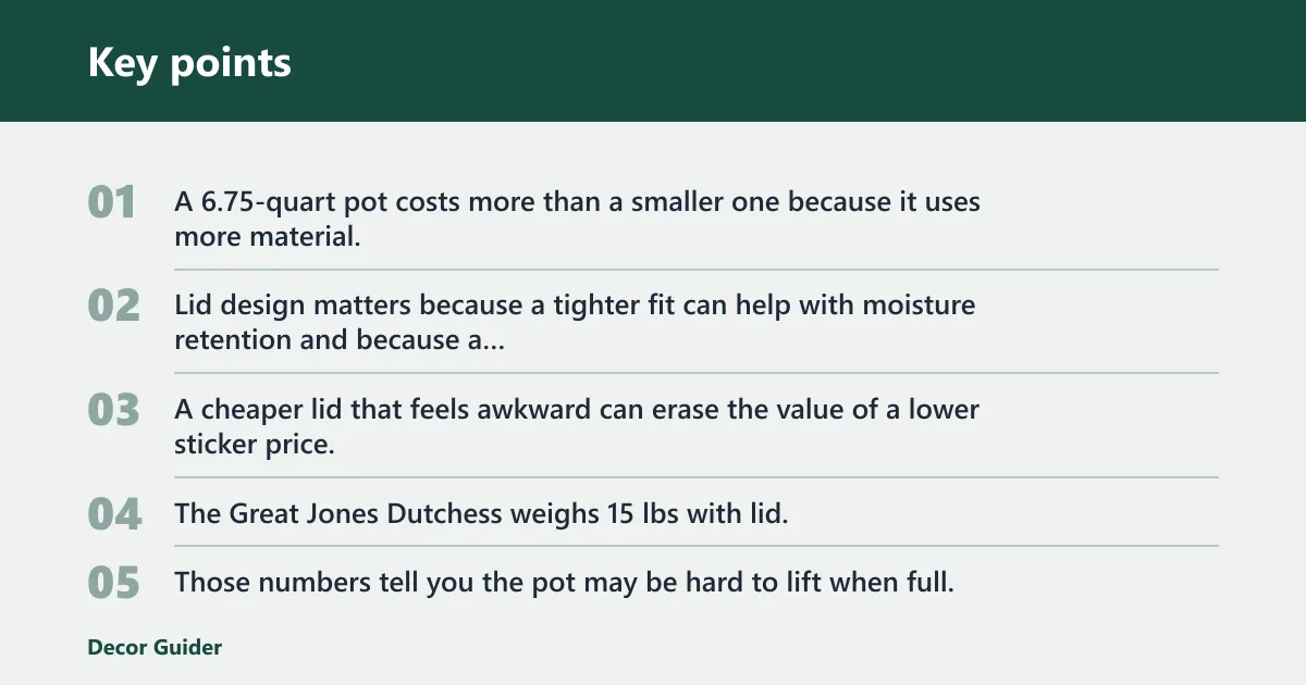 Key points: Why some cost more