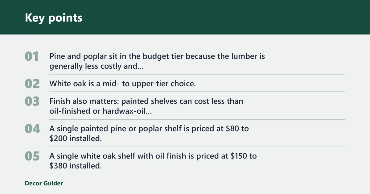 Key points: What changes the price?