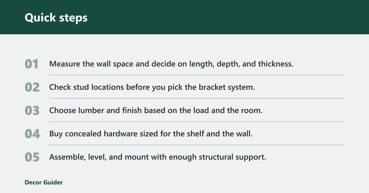 Quick steps: DIY, retail, or custom install?