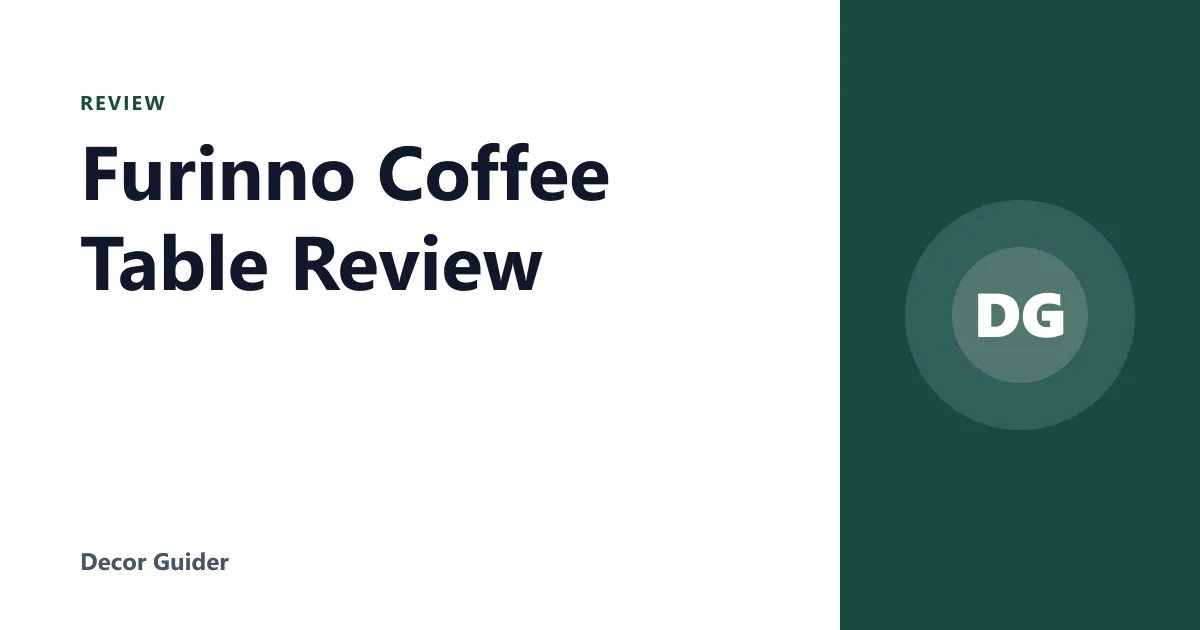 Furinno Coffee Table Review