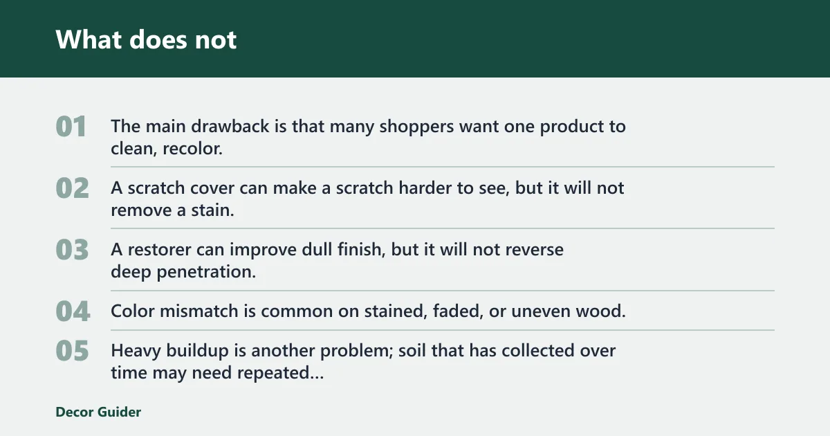 Steps: What does not