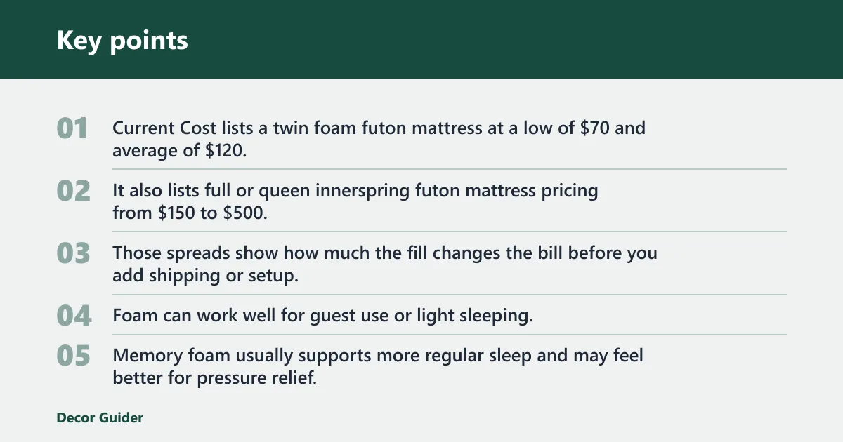 Key points: How material changes the price