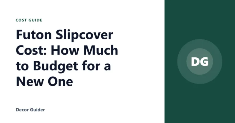 Futon Slipcover Cost: How Much to Budget for a New One