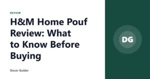 H&M Home Pouf Review: What to Know Before Buying