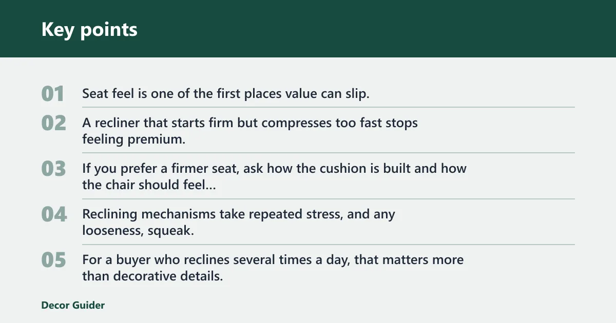 Key points: What does not