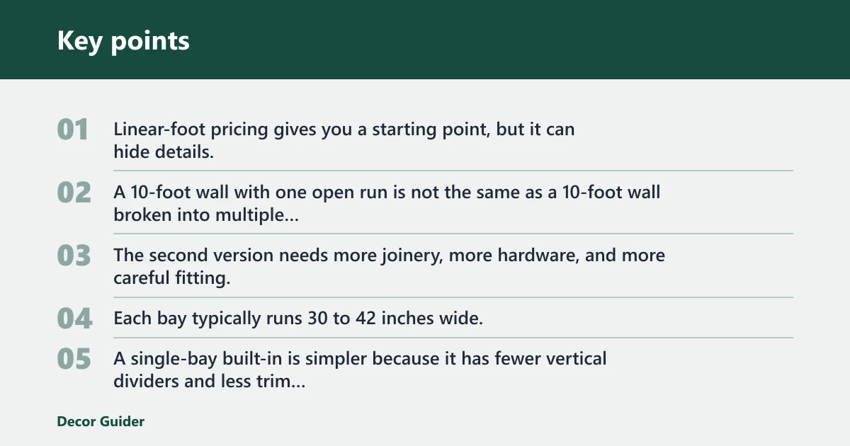 Key points: What changes the price the most?