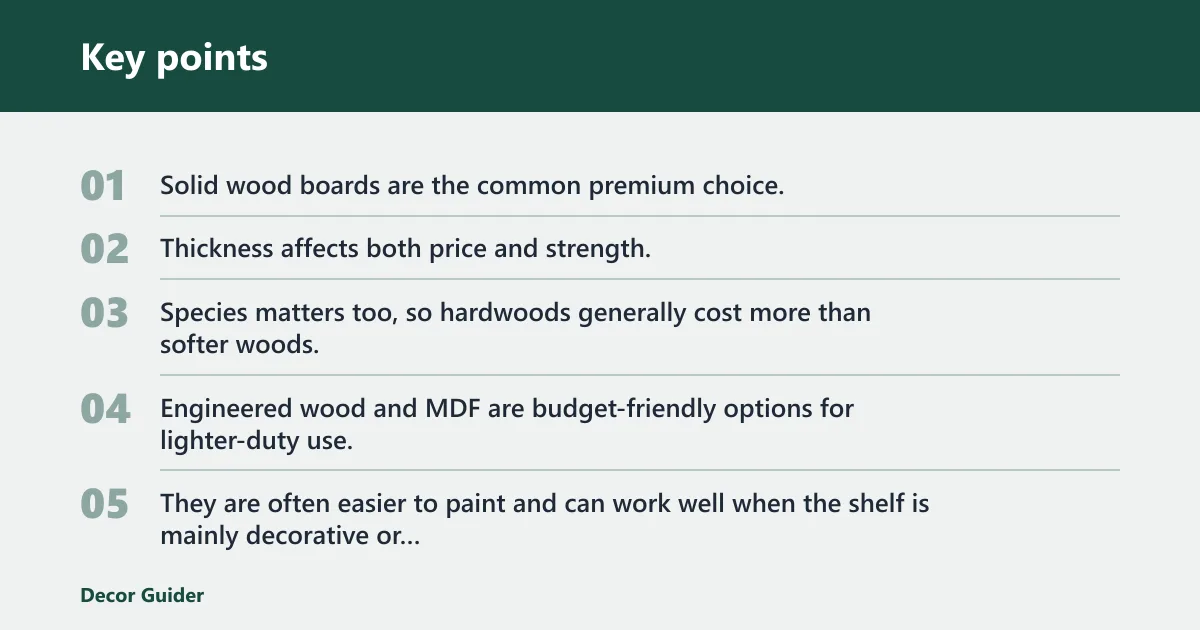 Key points: What affects the price?