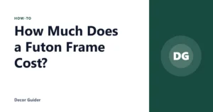 How Much Does a Futon Frame Cost?