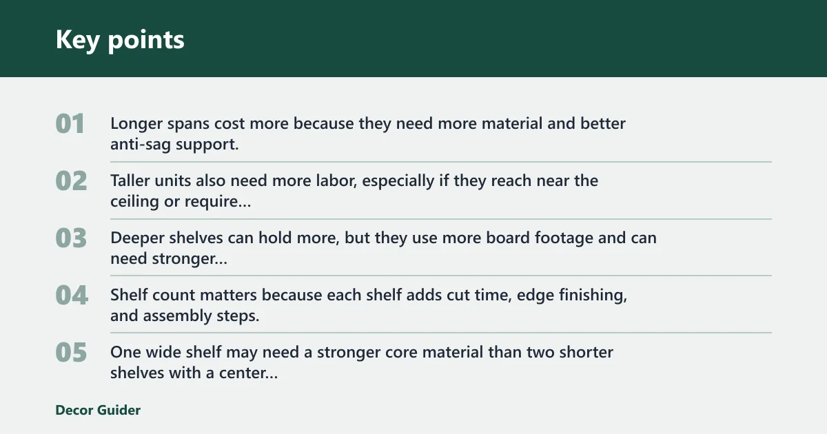 Key points: What affects the price?