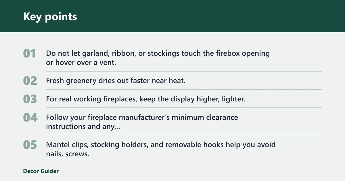 Key points: Safety, hooks, and cord control