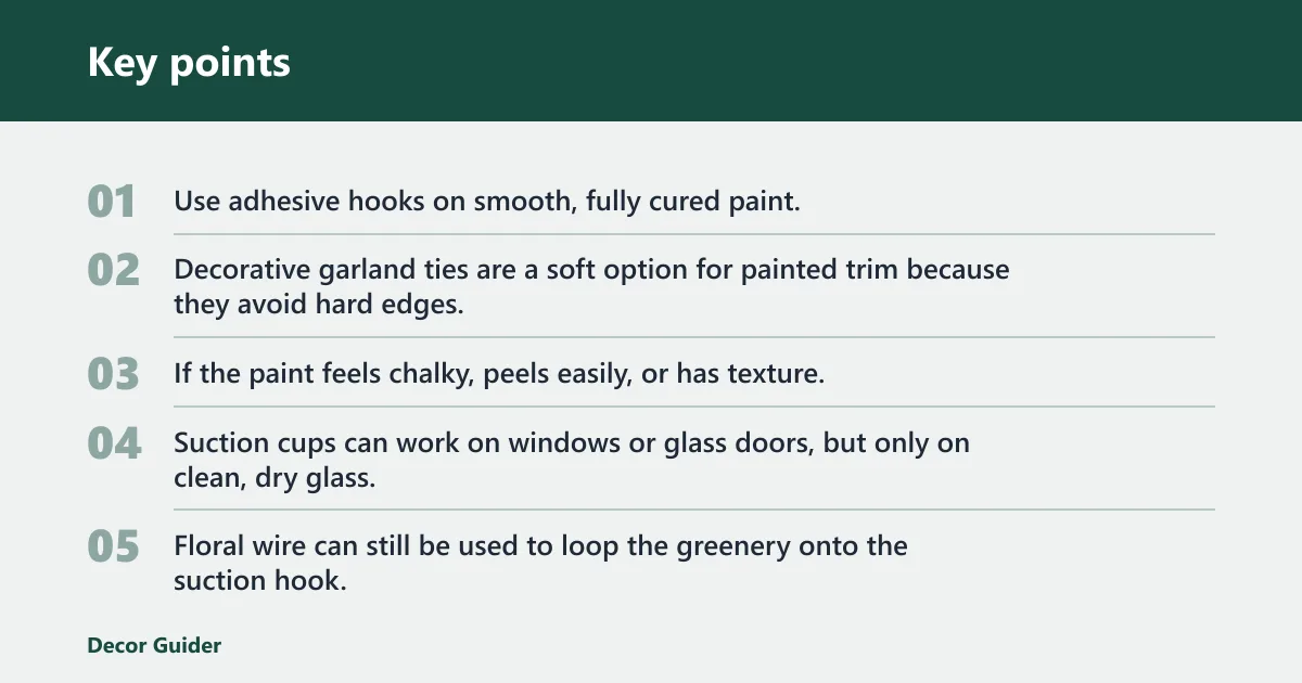 Key points: Best damage-free method by door type
