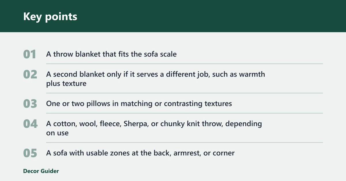 Key points: What you'll need