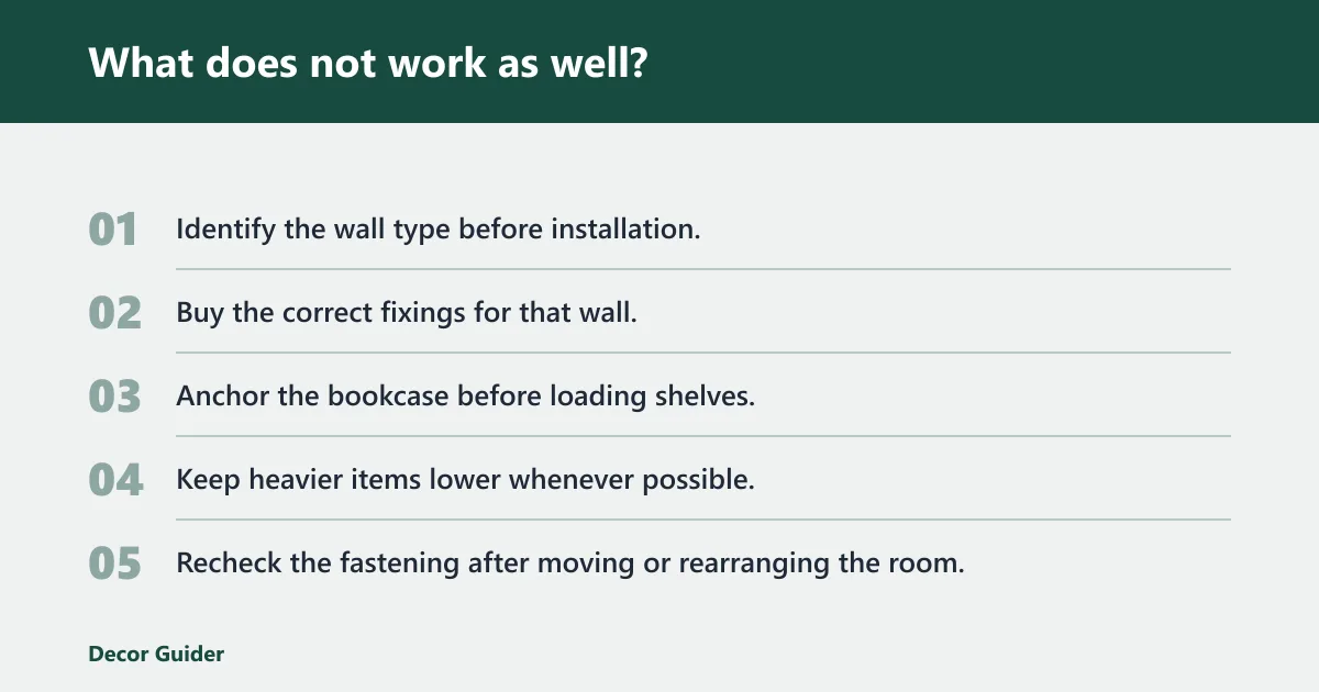 Steps: What does not work as well?