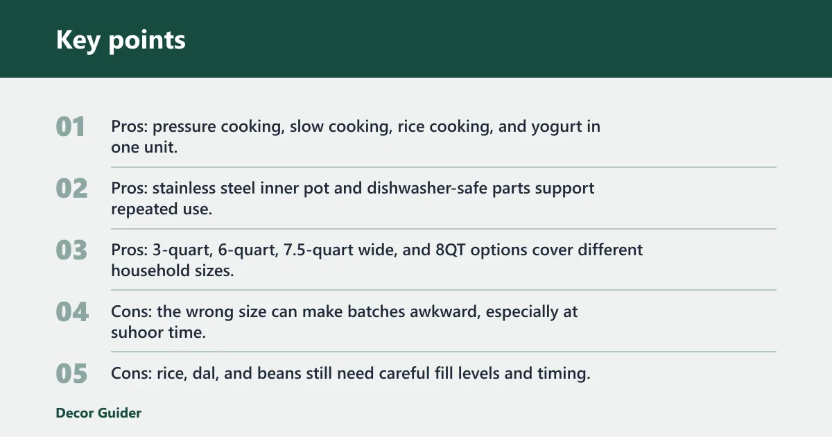 Key points: What works
