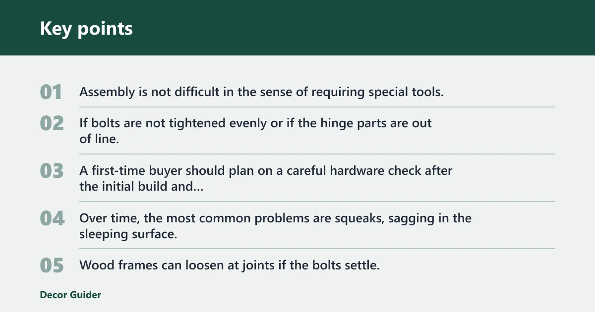 Key points: What does not