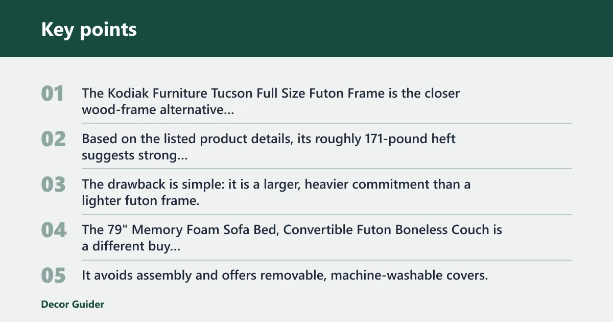Key points: Alternatives