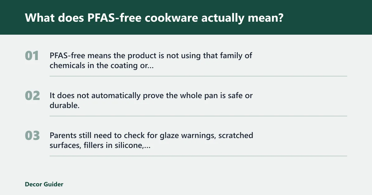 Steps: What does PFAS-free cookware actually mean?