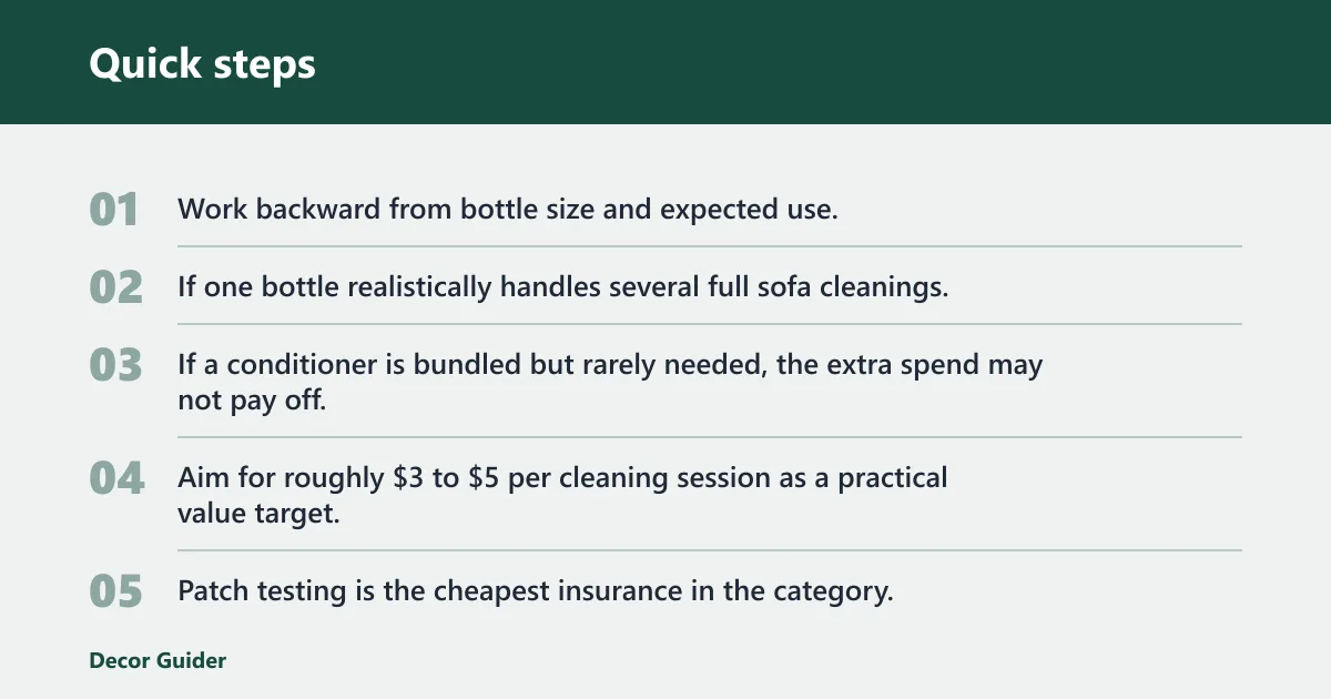 Quick steps: How to choose a kit