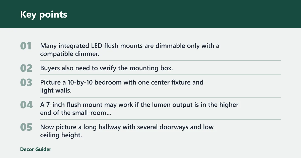 Key points: What does not