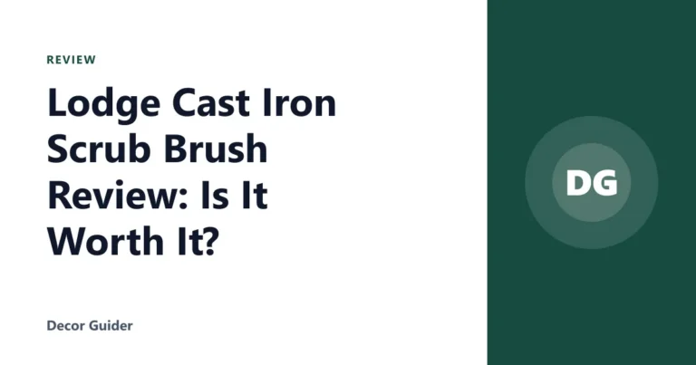 Lodge Cast Iron Scrub Brush Review: Is It Worth It?