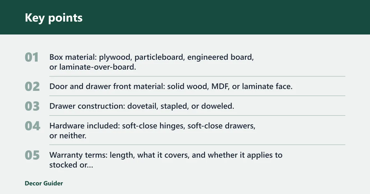 Key points: What Lowe's cabinet lines are worth comparing?