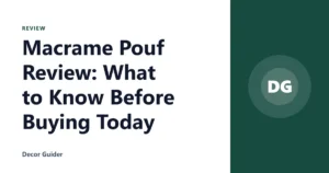 Macrame Pouf Review: What to Know Before Buying Today