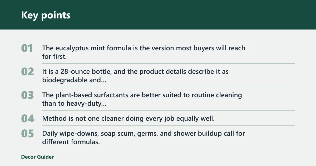 Key points: What works