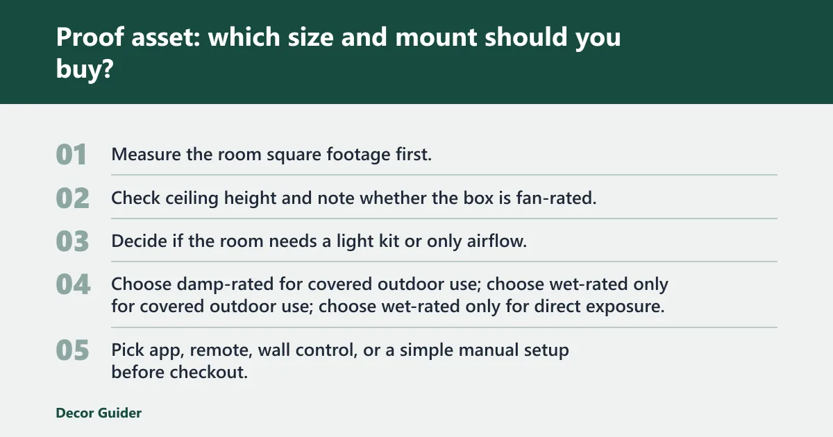 Steps: Proof asset: which size and mount should you buy?