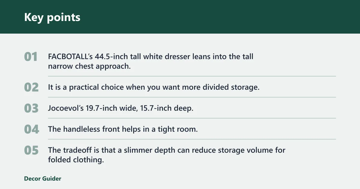 Key points: Alternatives