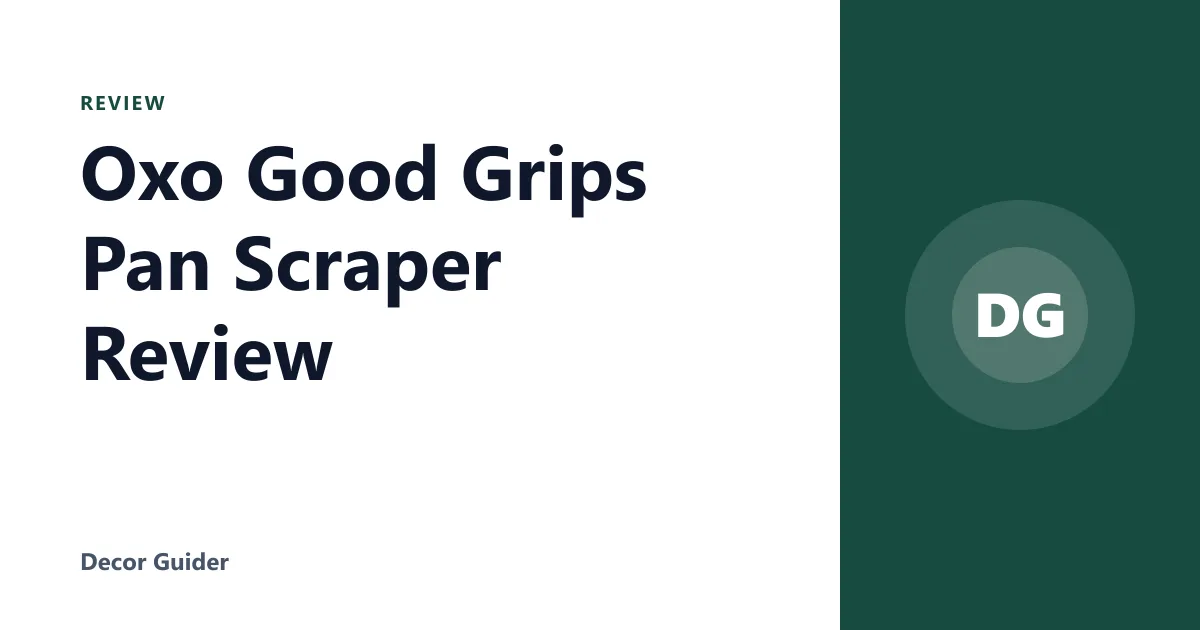 Oxo Good Grips Pan Scraper Review
