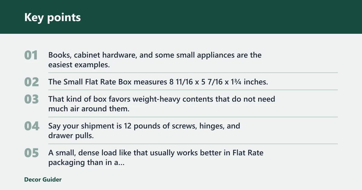 Key points: When does Flat Rate save money?