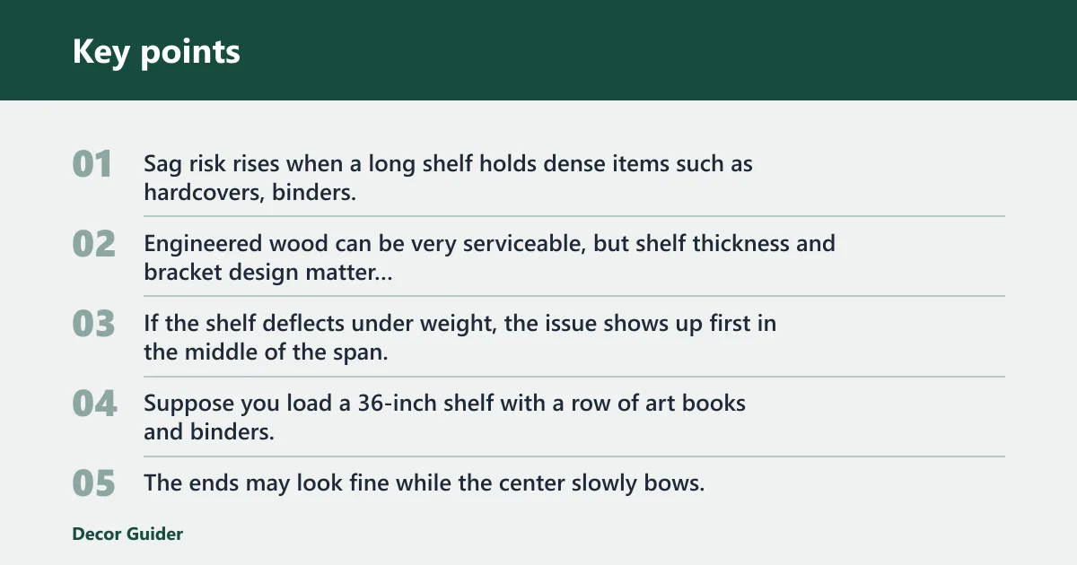 Key points: How sturdy is it for heavy books?