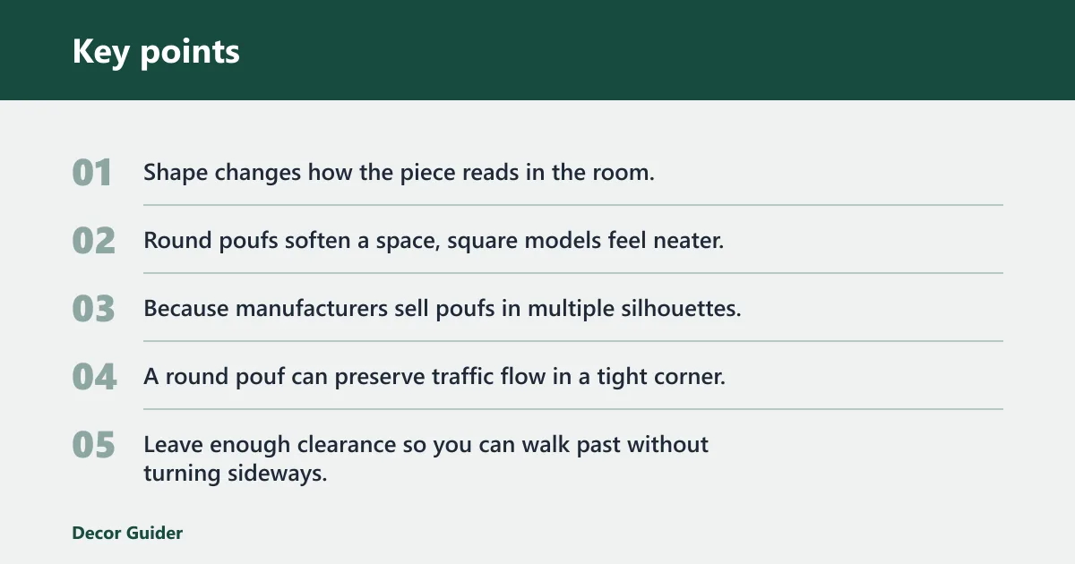 Key points: How size and shape affect your layout