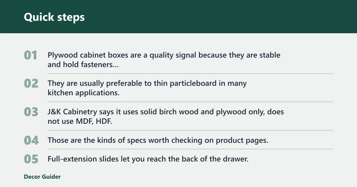 Quick steps: What materials and hardware should you check?