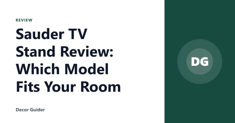 Sauder TV Stand Review: Which Model Fits Your Room