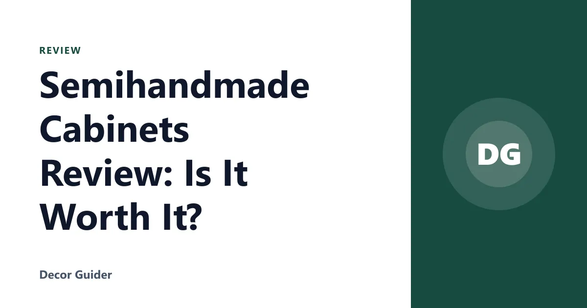 Semihandmade Cabinets Review: Is It Worth It?