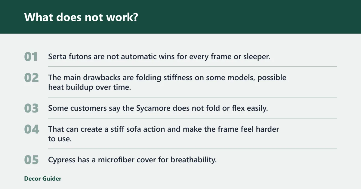 Steps: What does not work?