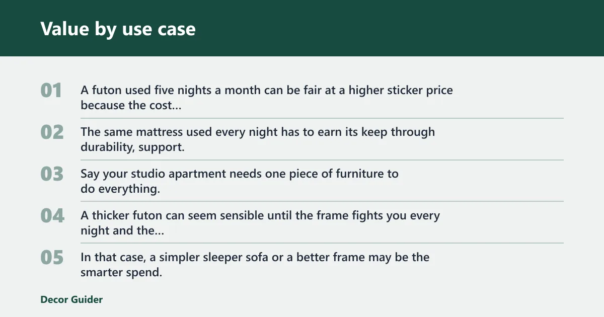 Steps: Value by use case