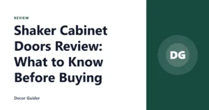 Shaker Cabinet Doors Review: What to Know Before Buying