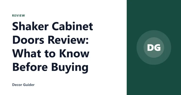Shaker Cabinet Doors Review: What to Know Before Buying