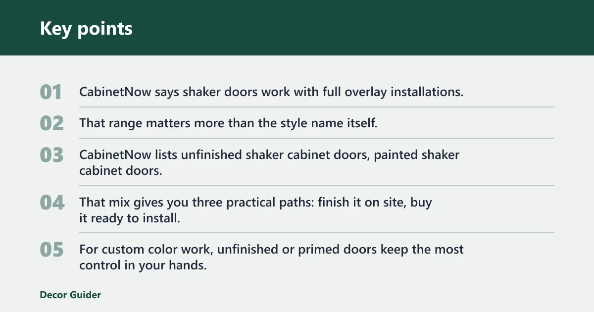 Key points: What works