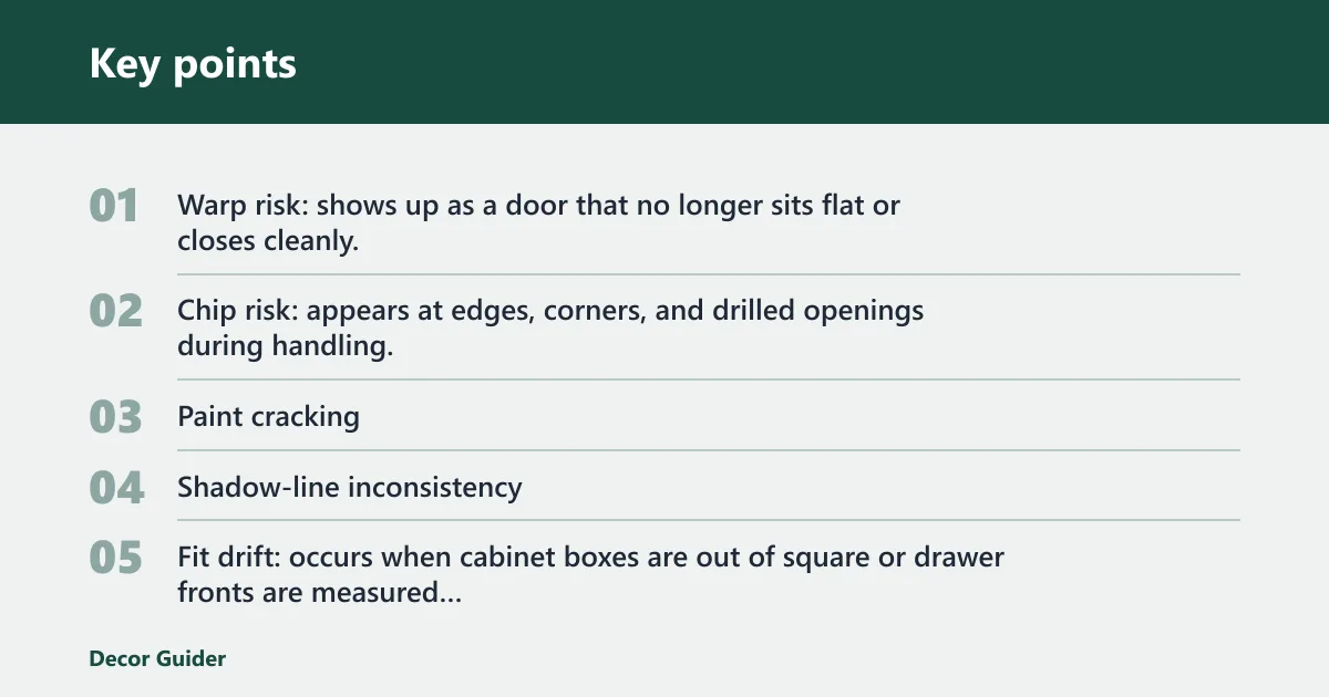 Key points: What does not