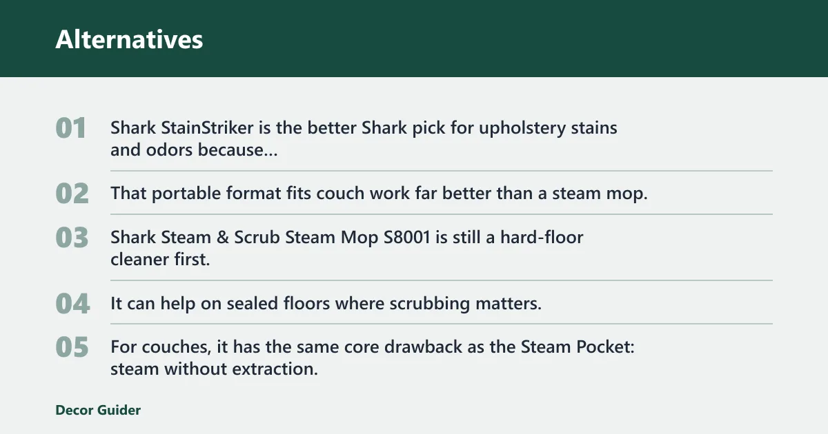 Steps: Alternatives