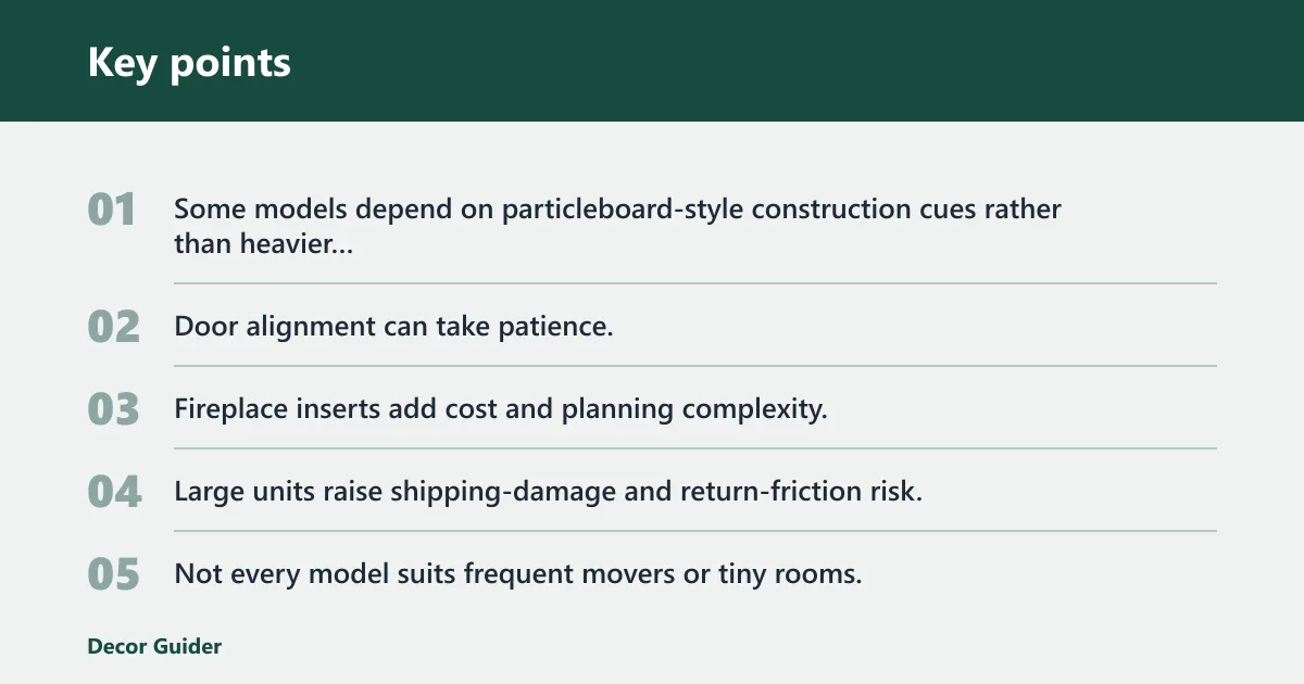 Key points: What does not