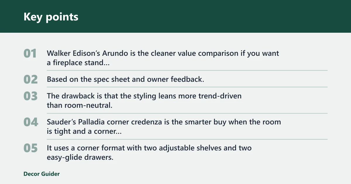 Key points: Alternatives to compare before you buy