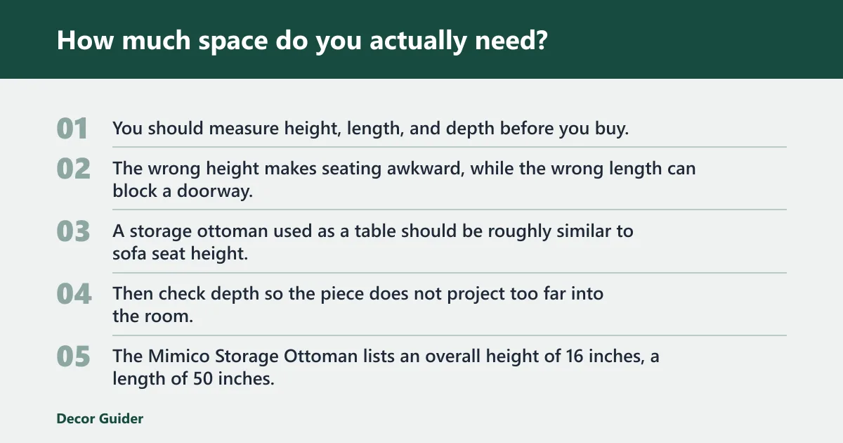 Steps: How much space do you actually need?