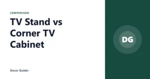 TV Stand vs Corner TV Cabinet