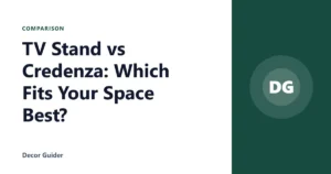 TV Stand vs Credenza: Which Fits Your Space Best?