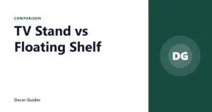 TV Stand vs Floating Shelf